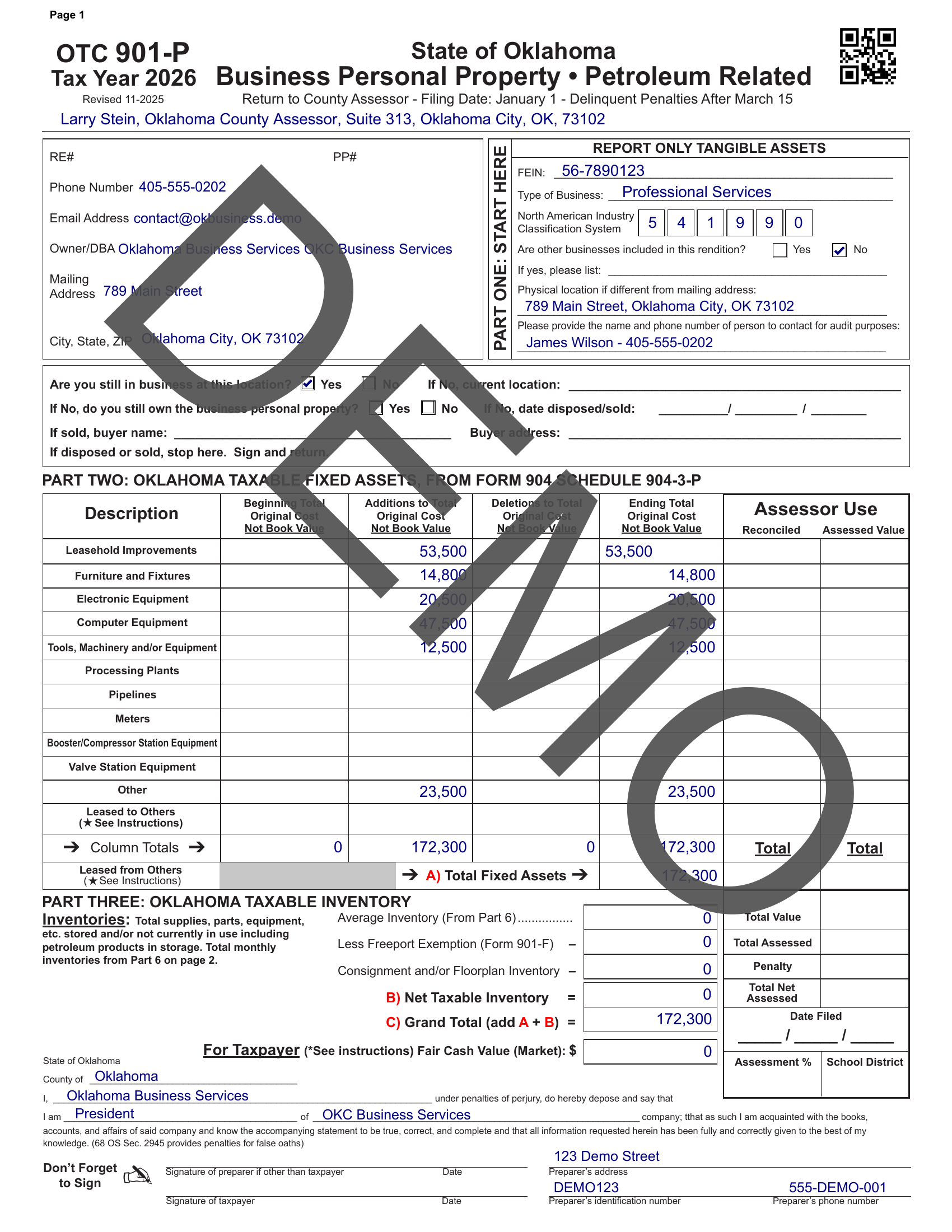 OTC 901-P — Page 1